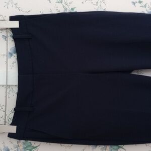J Crew Ruby Crop Pant In Dark Navy Blue
